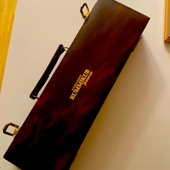 rummikub Accessories Padded Storage Box With Handle In Clips To